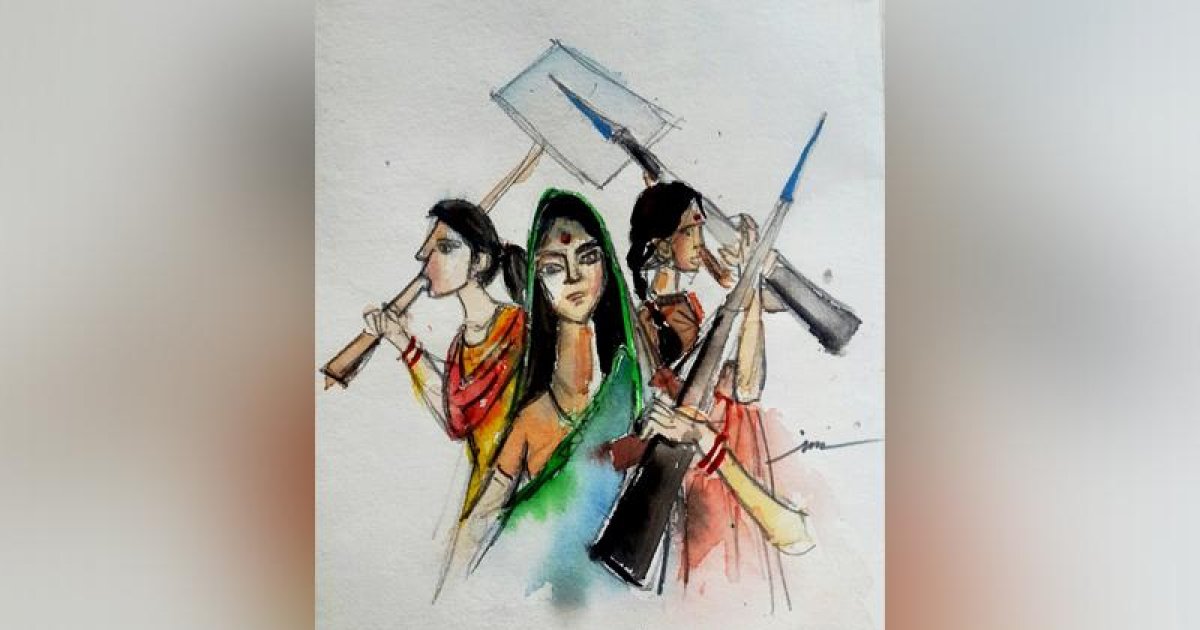 Indian freedom fighters Painting by Vedant Satish Koli-saigonsouth.com.vn